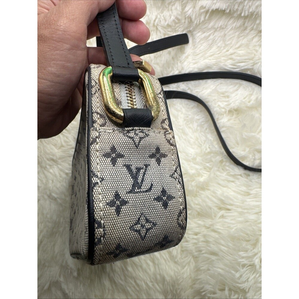 Vintage LOUIS VUITTON Monogram Mini Juliet MM Canvas Shoulder Bag Black - Picture 7 of 13